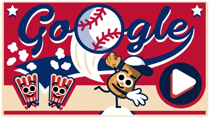 Baseball Google Doodle, 2019