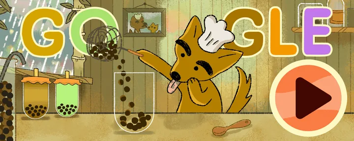 Bubble Tea Google Doodle, 2023