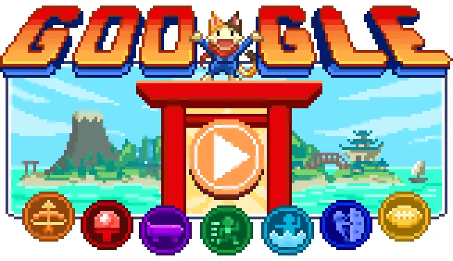 Champion Island Games Google Doodle, 2021