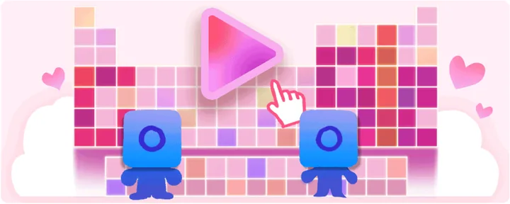 Chemistry CuPd Google Doodle, 2024