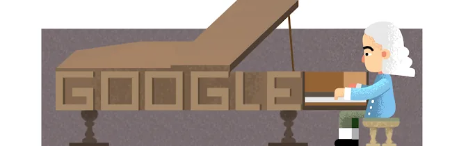 Cristofori's Piano Google Doodle, 2015