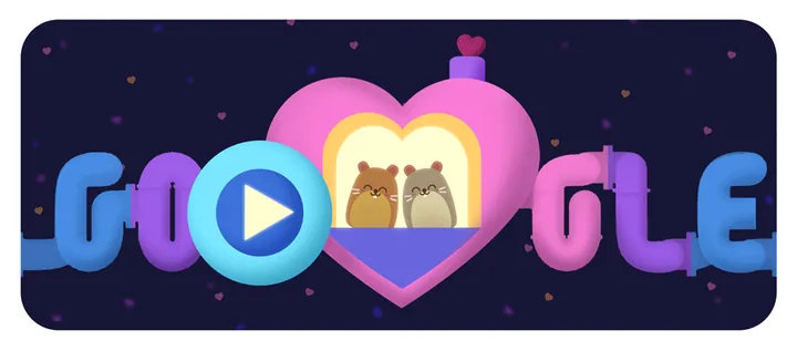 Hamster Tunnels Google Doodle, 2022