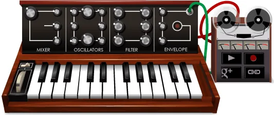 Moog Synthesizer Google Doodle, 2012