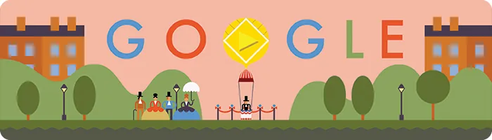 Parachute Jump Google Doodle, 2013
