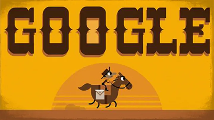 Pony Express Google Doodle, 2015
