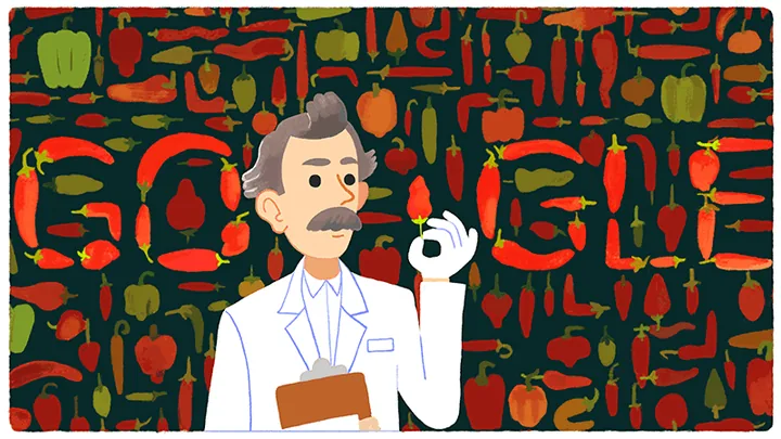 Scoville Pepper Google Doodle, 2016