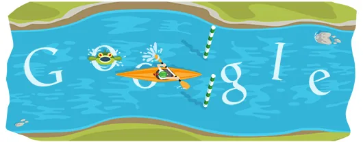 Slalom Canoe Google Doodle, 2012