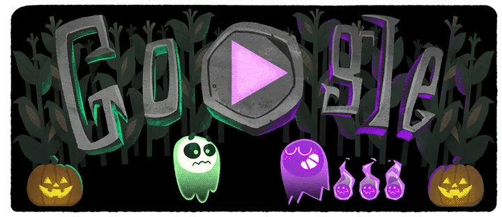 The Great Ghoul Duel 2 Google Doodle, 2022