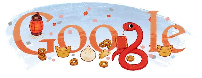 Year of the Snake Google Doodle, 2013